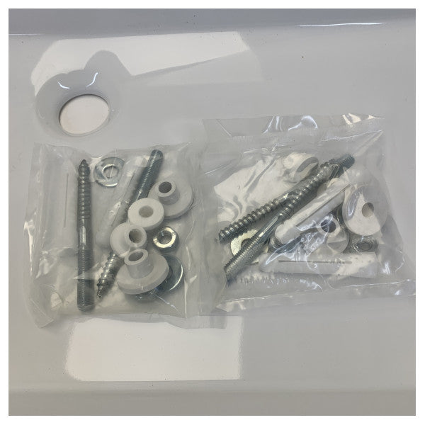 Azzure HOL80MB1-T Елегантен квадратен умивалник 80 x 46 с преливник 