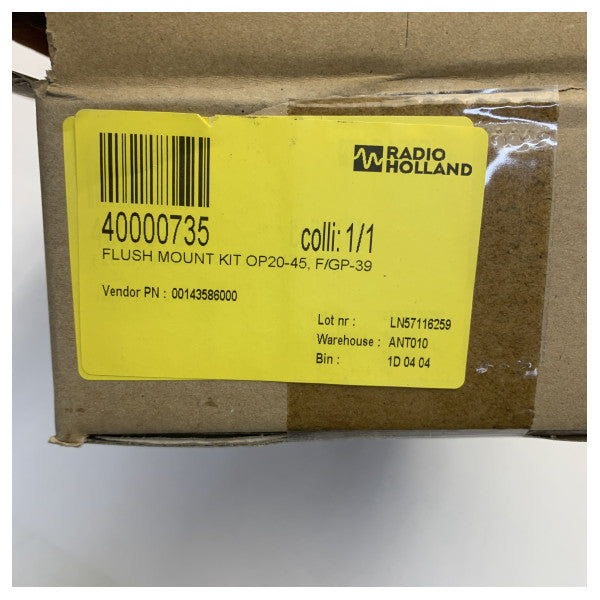 Furuno OP20-45 Flush Mount Monteringsbrakett for GP-39 Skjerm - 00143586000 