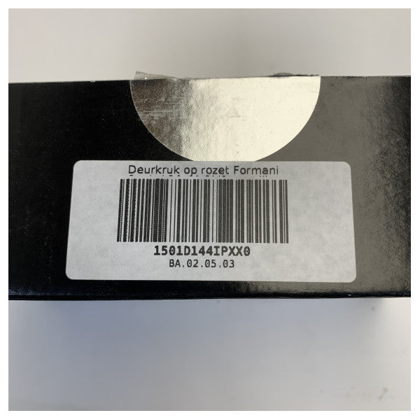 Manija de puerta Formani BASICS LB3-19 Negro mate con roseta 