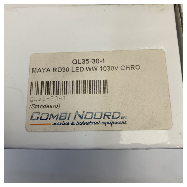 Quick Maya 1P Reading Light LED Chrome Adjustable 12/24V