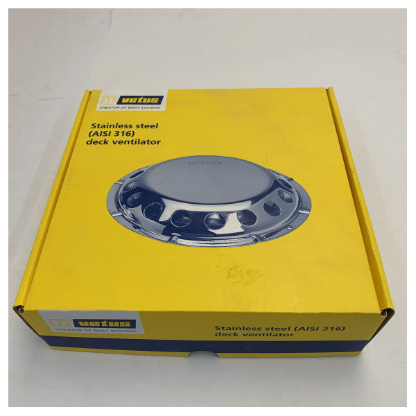 Vetus UFO2 suljettava kansiventtiili ruostumatonta terästä pyöreä D200 mm 