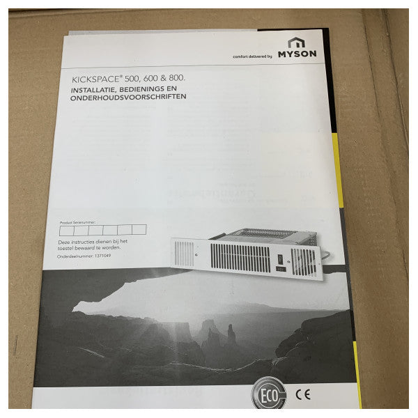 Remeha Kickspace KS-600-G Riscaldamento a battiscopa 230V 