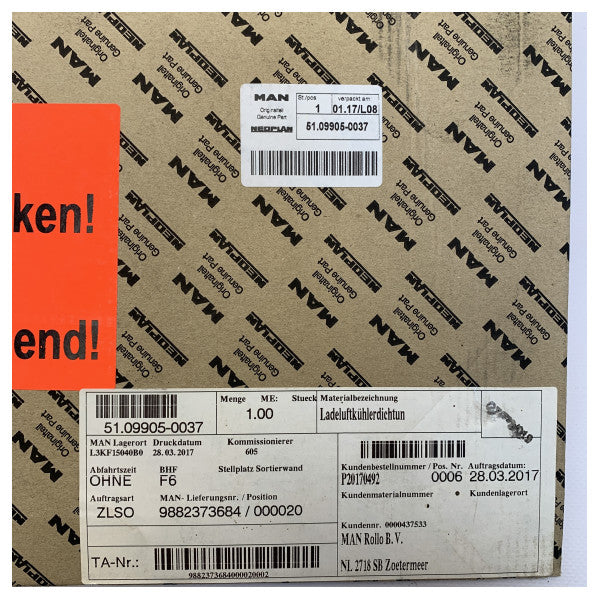 MAN 51.09905-0037 motor conta takımı