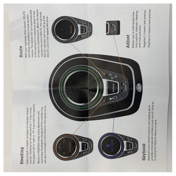 Mercury Marine Pilot Steering - Docking System Controller Joystick - 8M0108314 