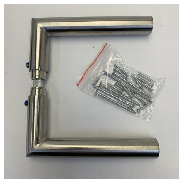 Fimet 102 Marine-Türgriffset aus Edelstahl - BB-Schloss - Yacht-Beschläge Inox 