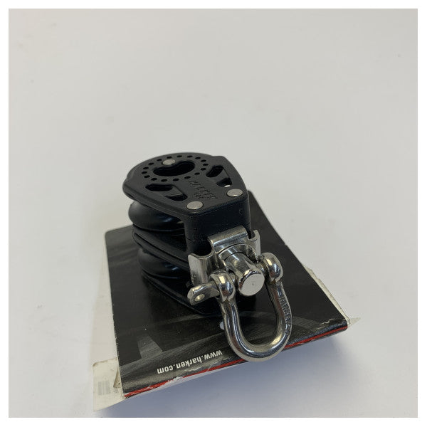 Harken Carbo H2638 Double Sheave Block 40mm with Swivel 