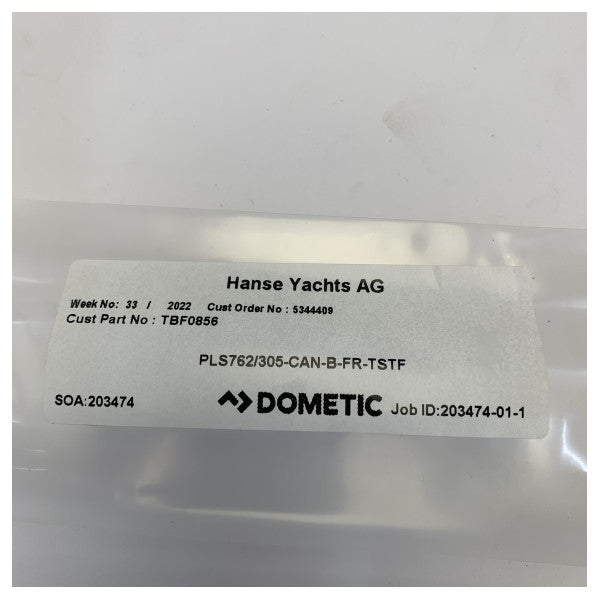 Dometic Cortina Plisada PLS762/305-CAN-B-FR-TSTF 762 x 305 mm 