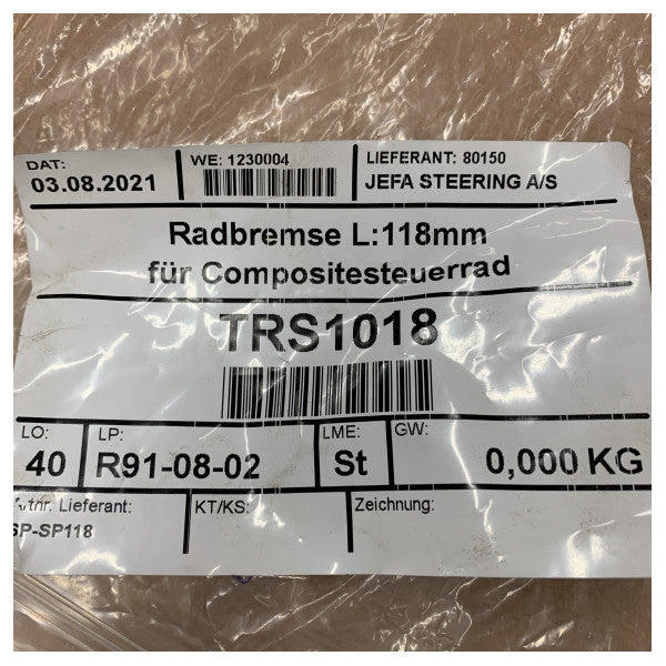 Jefa 118mm Steering Wheel Brake for Composite Steering - SP-SP118