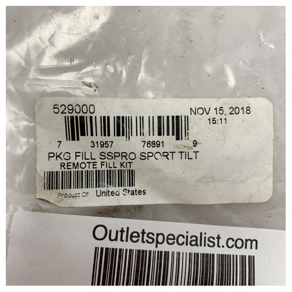 Teleflex 529000 Kit de enchimento de combustível marítimo ���� Enchimento remoto em aço inoxidável durável para barcos