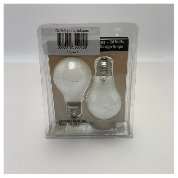 Ancor 25W 24V light bulb screw on white - 532025