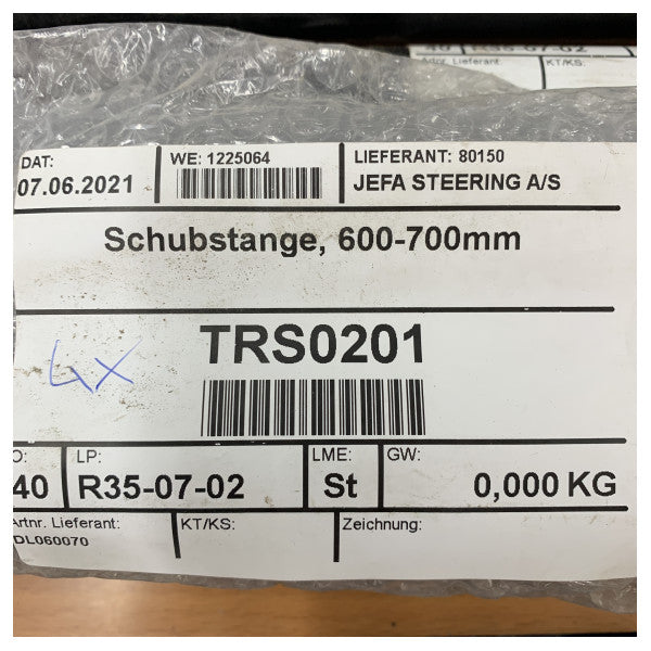 Jefa 100 Series Draglink Pręt kierowniczy 600 - 700 mm - DL060070 