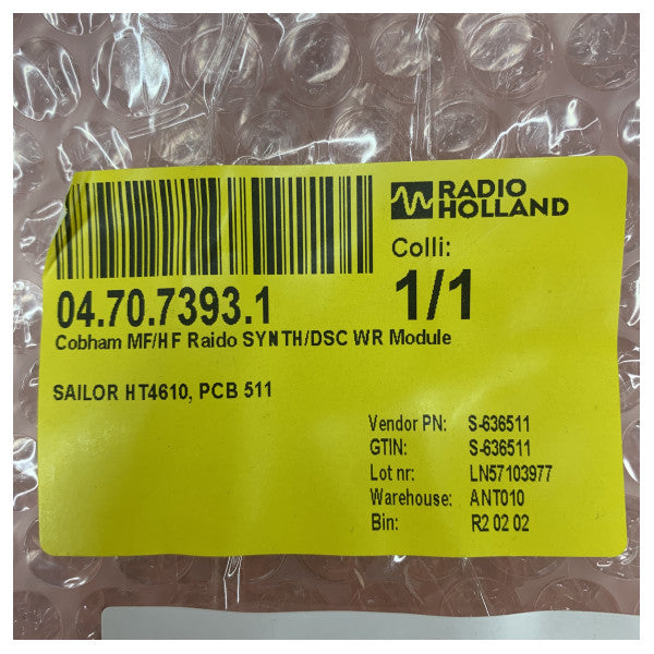 لوحة معالجة راديو Sailor Cobham S-365611 MF/HF 