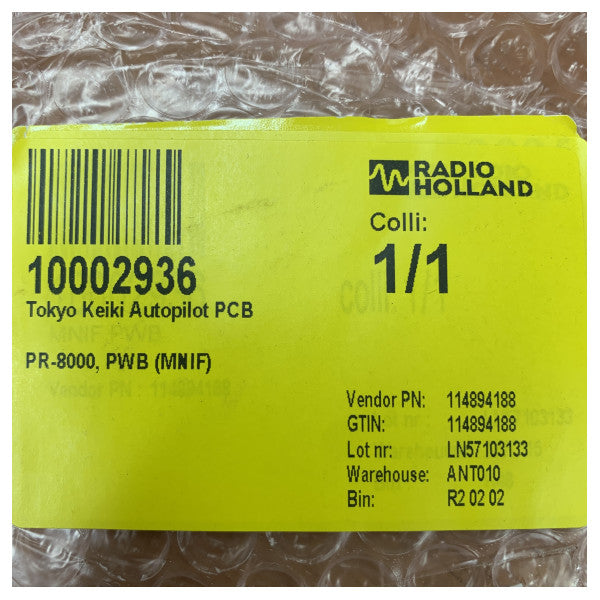 Плата друкованої схеми автопілота Tokyo Keiki PR-8000 PCB PWB (MNIF) Marine Electronics 