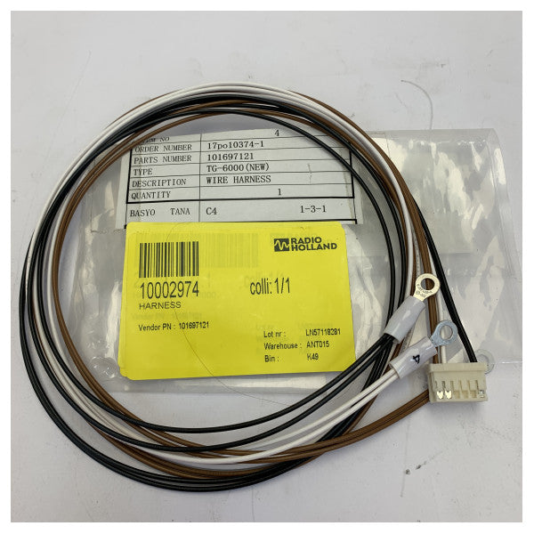 Tokyo Keiki TG-6000 Gyrocompass Wire Harness - Marine Electronics Cable 