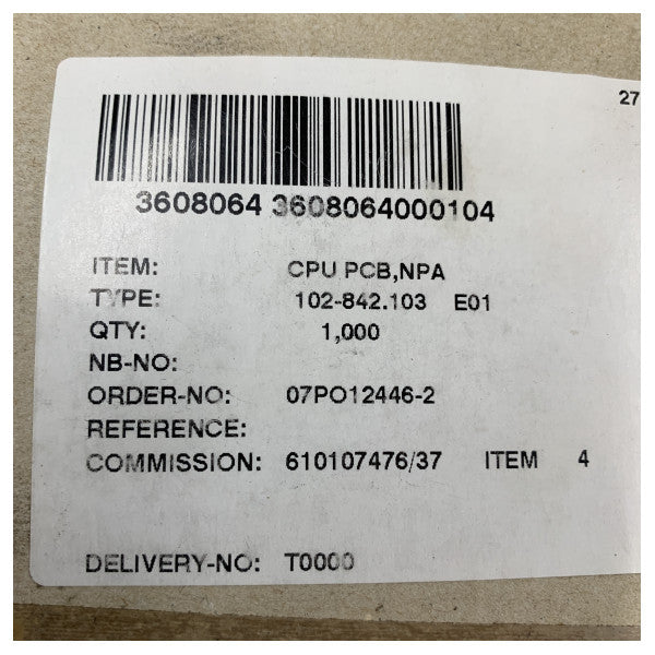 Raytheon PCB NPA 102-842.103 E01 morska elektronička tiskana pločica 3608064 