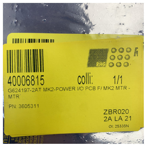 Raytheon Anschutz G624197-2AT MK2 Τροφοδοτικό PCB για MK2 MTR 
