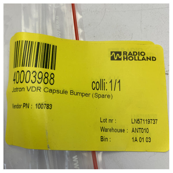 Jotron VDR Capsule Bumper Protection Cover -100783 