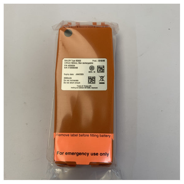Sailor 403503A ATEX Meriradio Litiumrautaakku 