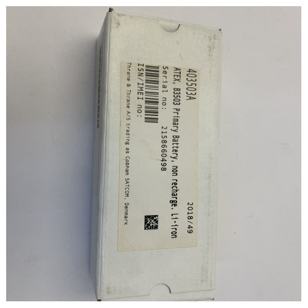 Sailor 403503A ATEX Meriradio Litiumrautaakku 