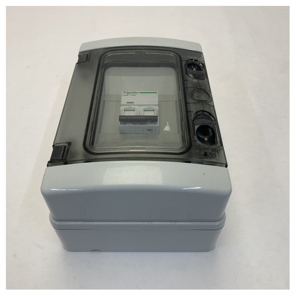 Caja de control del generador marino Solaris Yachts S68.1 con interruptor C20 20A 400V 