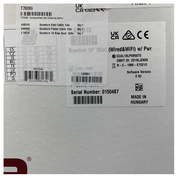 Radar CHIRP inalámbrico Raymarine Quantum Q24C E70210 