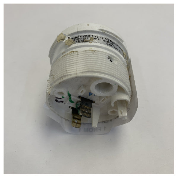 Käytetty VDO N-02-230-611 Polttoainesäiliön tason mittarin näyttö musta 52 mm 