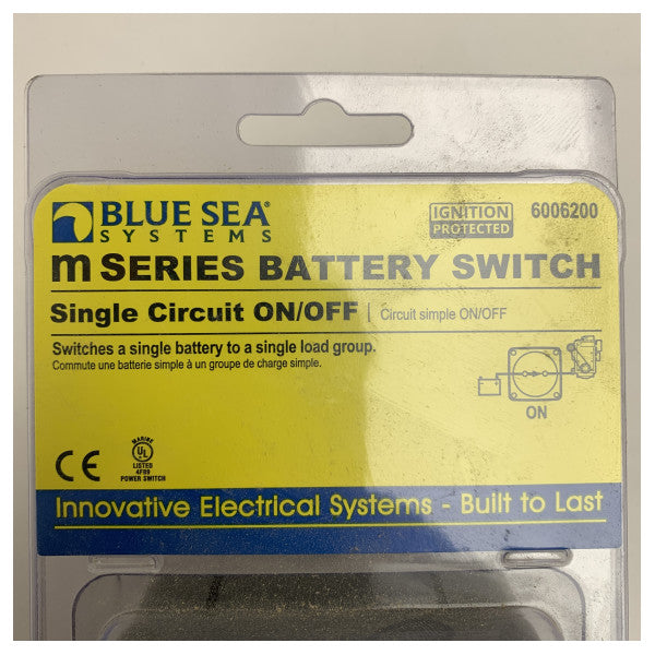Blue Sea 6006200 Серия М 300А - превключвател за включване и изключване на батерията