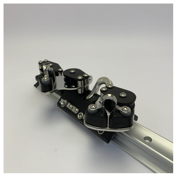 Conjunto de viajero de aluminio marino Pfeiffer L1950 mm incluyendo bloques - 8005401 