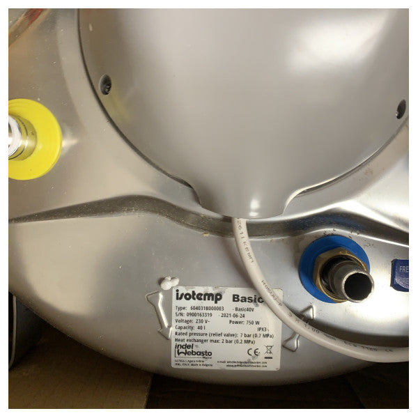 Isotemp 40L basis boiler stainless steel 230V - 604031B000003