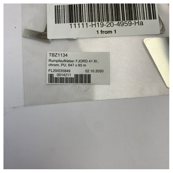 Наклейка на корпус Fjord F41XL Decall Логотип 647 x 85мм 