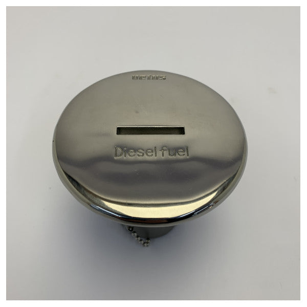 Vetus FCAPDF38G Dæksfiller Chrome Messing Dieselhætte - D38 mm 