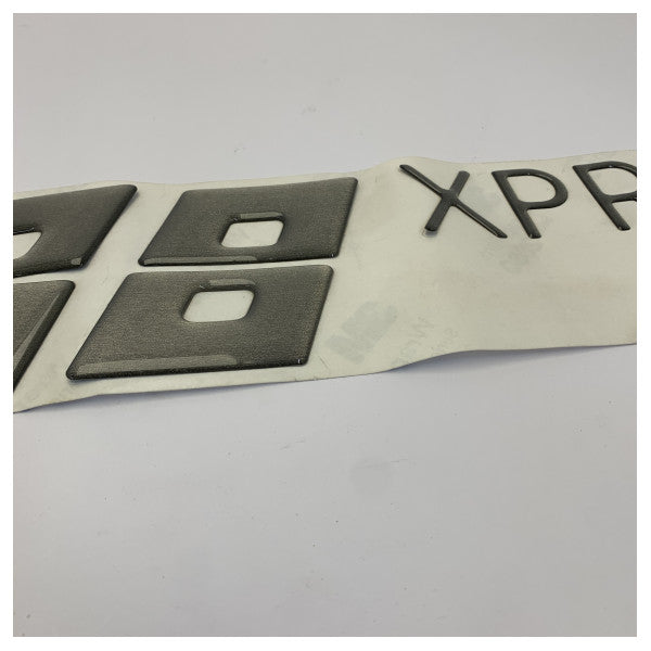 Fjord 38 Xpress -runko decal-tarra hopea - TBZ1136 