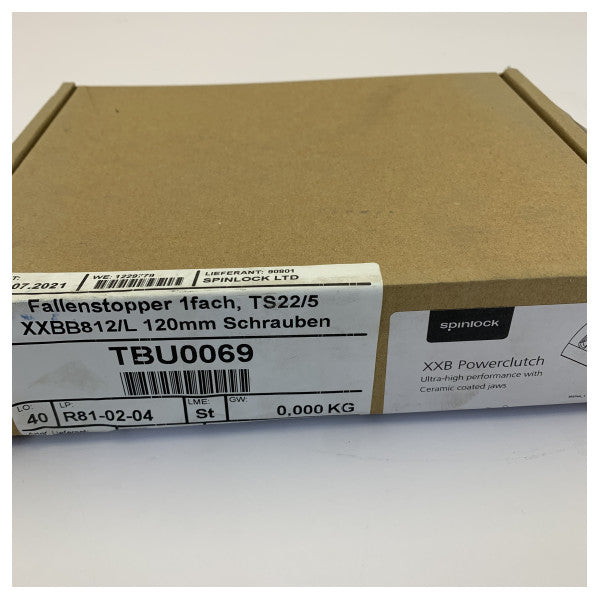 Spinlock XXB Wysoka Pojemność PowerClutch Czarny 8 do 12 mm - XXB0812/L 