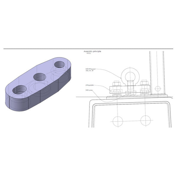 Hanse Yachts Dehler 30 OD Hebeplatte - MET1468 