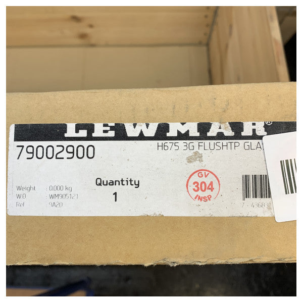 Lewmar Hanse 675 3G Düz Montaj Açılır Pencere Siyah - 79002900 