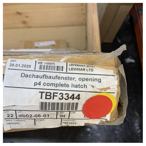 Lewmar Hanse 675 Flush 3G Açılır Pencere Siyah - 79003000 