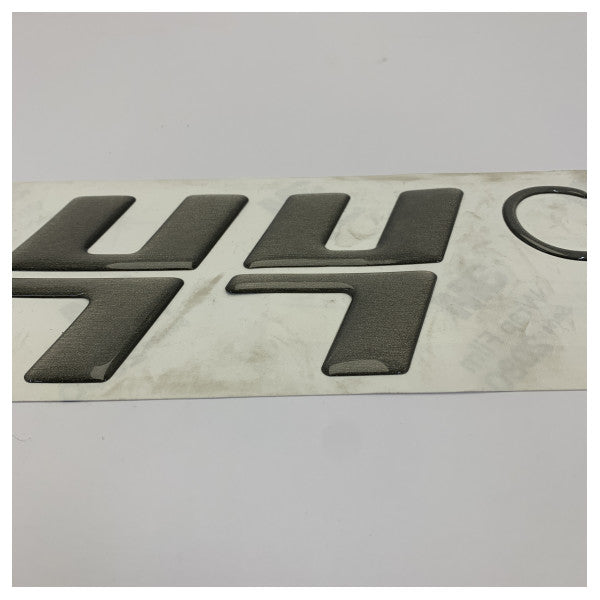 Fjord 44 Coupe Original Hull Brushed Titanium Logo Antracite - TBZ1139