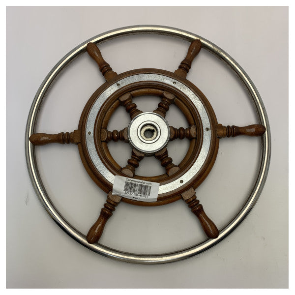 USED Mahogany steering wheel with rim 50 cm - 62321