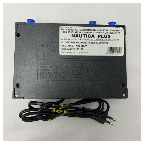 LME Nautica Plus Marine Signal Booster 56CE99 - Amplificador VHF/UHF de doble entrada fiable para barcos y embarcaciones