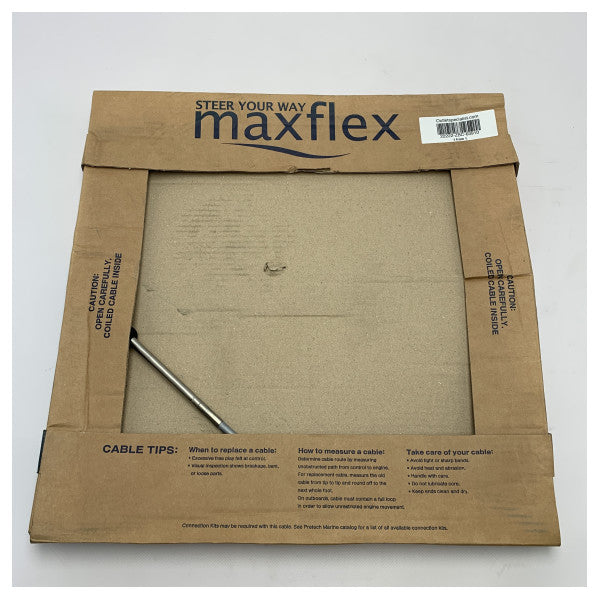 Cable de control marino Maxflex 63910 639 GEN I � Cable de dirección y control de embarcaciones duradero, resistente a los rayos UV y de baja fricción.