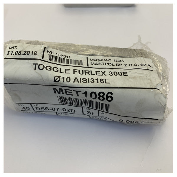 Selden Furlex 300E Toggle D10 mm for Forstay