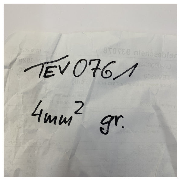 H07V-K سلك أحادي النواة 4 مم² رمادي - TEV0761 