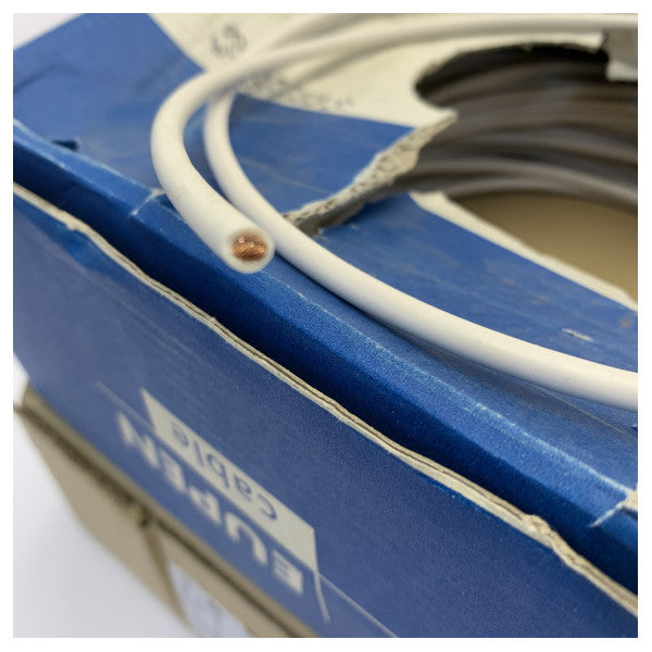 EUPEN CABLE H07V-K 115m 6mm² フレキシブル単芯電線 ホワイト 