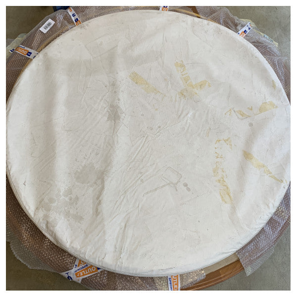 Okrągły luksusowy stół z tekowego drewna morskiego - elegancki stół do jachtu lub łodzi do jadalni i salonu 