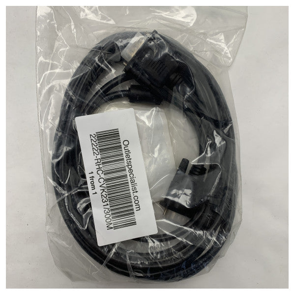 Hatteland Display Connection Cable Black - CVK231/300M
