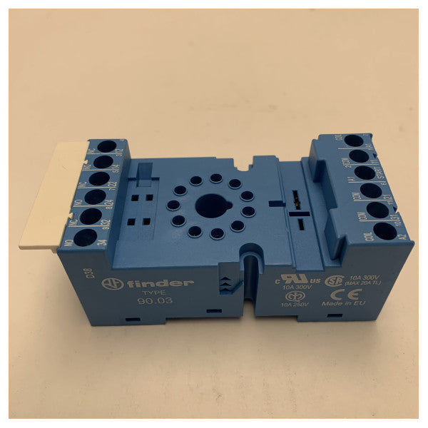 Universal Relay Socket and DIN Rail Adapter for Industrial and Marine Electrical Systems