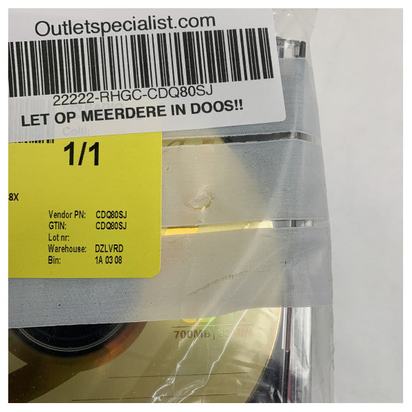 Sony CD-R 700MB 48x Празен диск за архивиране на данни и аудио - Надеждно съхранение на медии 