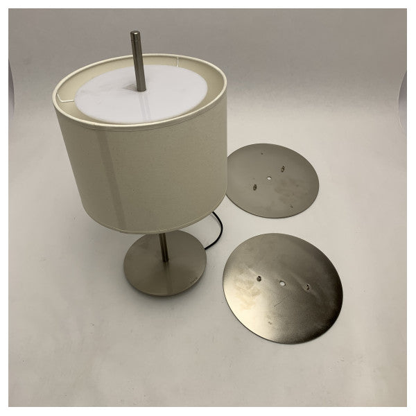 Dover Danona Mini bordslampa med en textilskärm 230V 