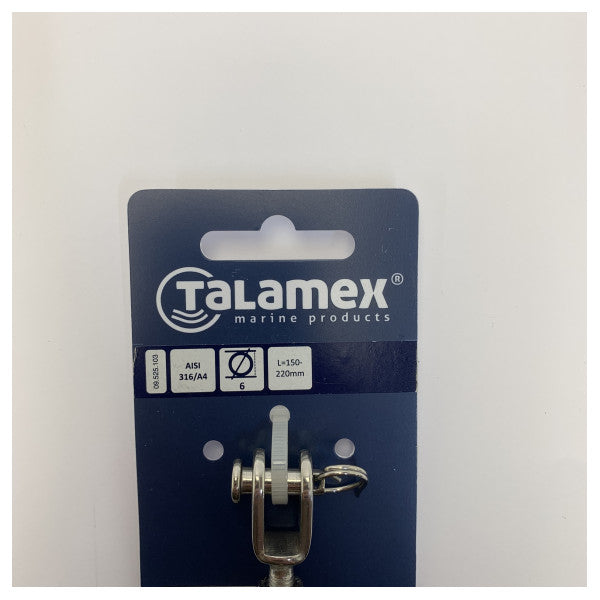 Talamex 09.525.103 3mm Spannvorrichtung Edelstahl M6 