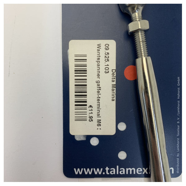 Talamex 09.525.103 3mm Spannvorrichtung Edelstahl M6 